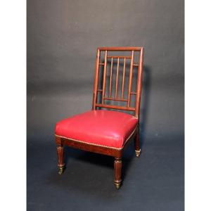 Japanese Fireside Chair From The Restoration Period