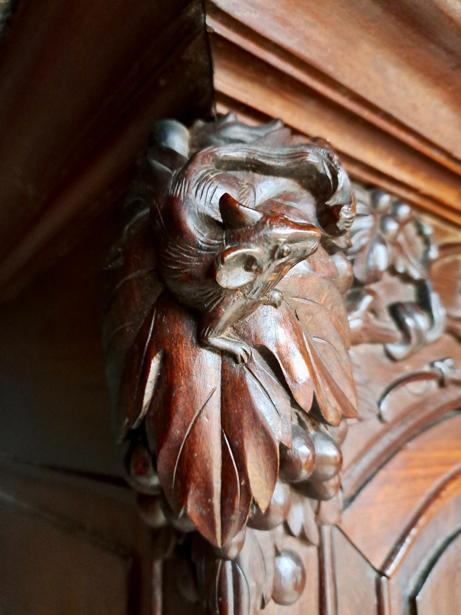 Important Naturalist Two-body Buffet In Art Nouveau Style Late 19th Century-photo-4