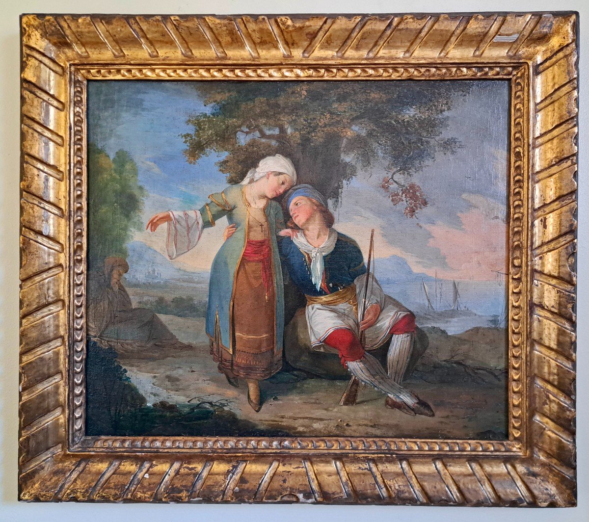 École Française scène Grecque romantique première moitié du XIXe 