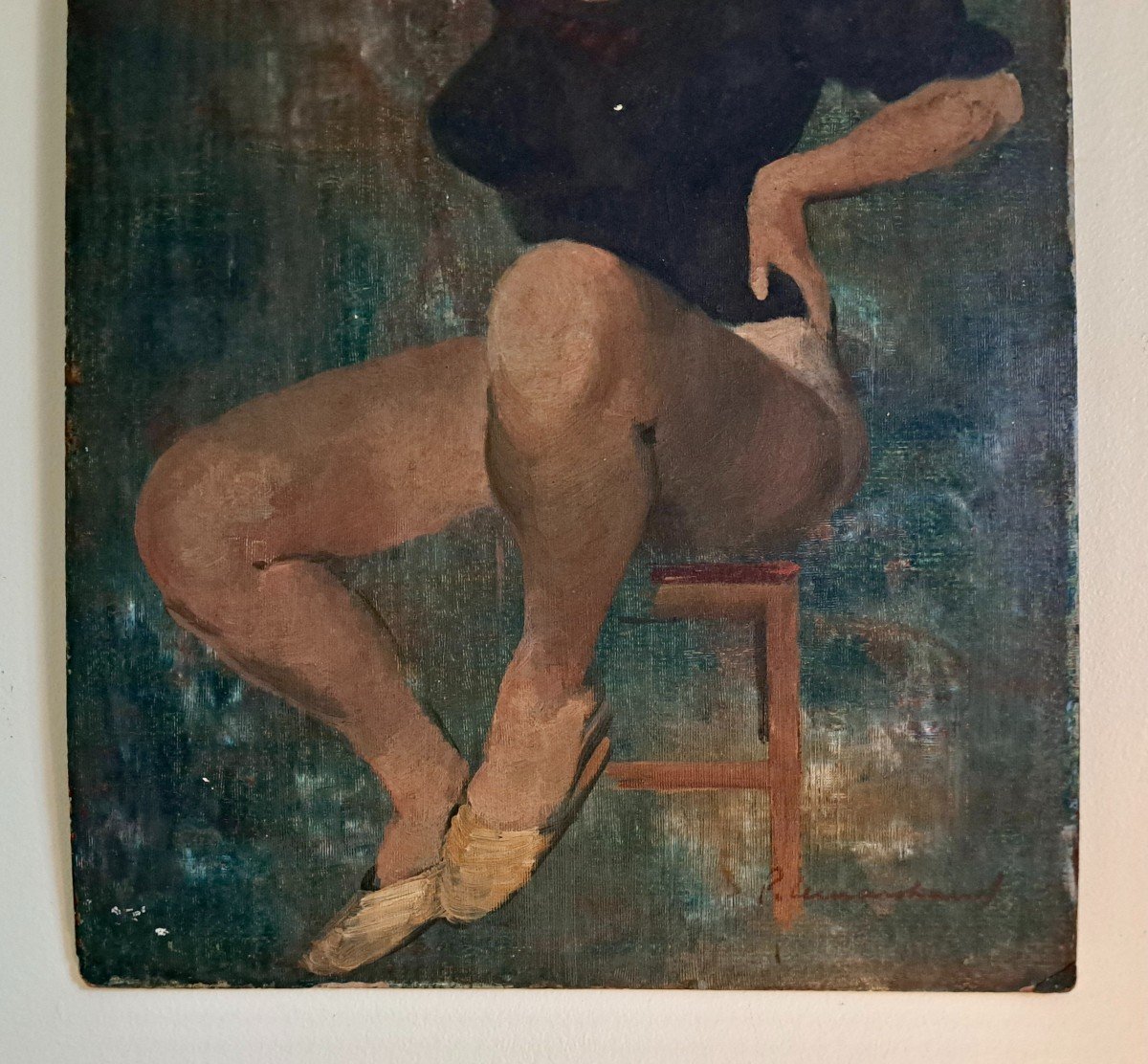 Pierre LEMARCHAND (1906-1970) Portrait d'une femme à demi nue -photo-2