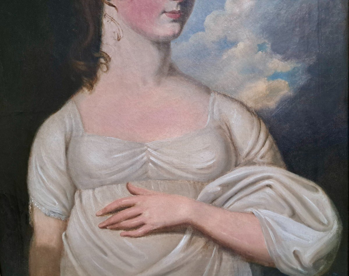 Portrait Of A Young Woman From The Louis XVI Period -photo-3