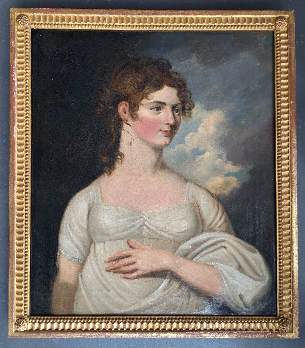 Portrait Of A Young Woman From The Louis XVI Period 