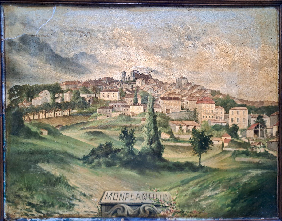 South West France View Of The Village Of Monflanquin -photo-4