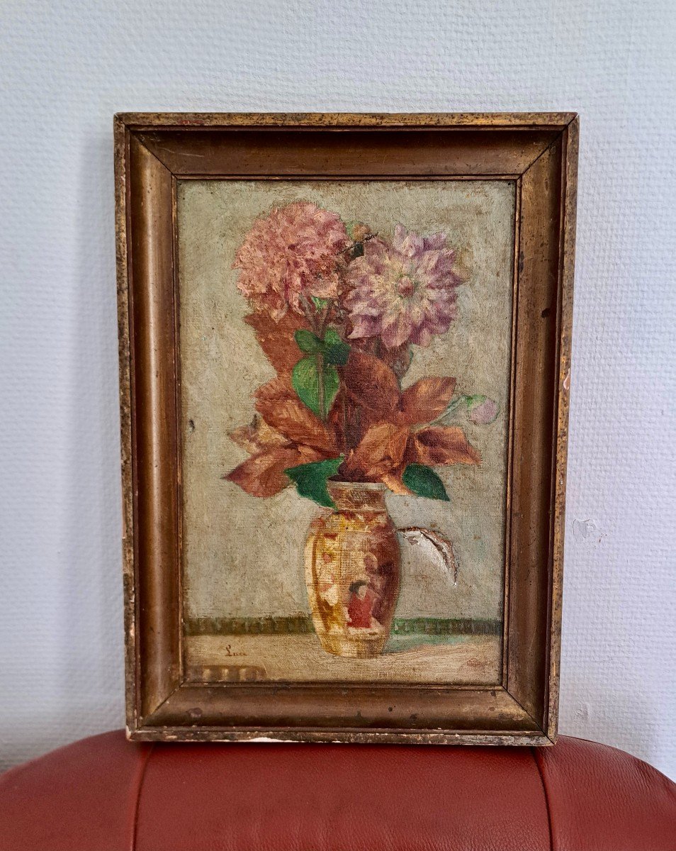 Maximilien Luce (1858-1941) Bouquet Of Flowers Oil On Canvas-photo-3