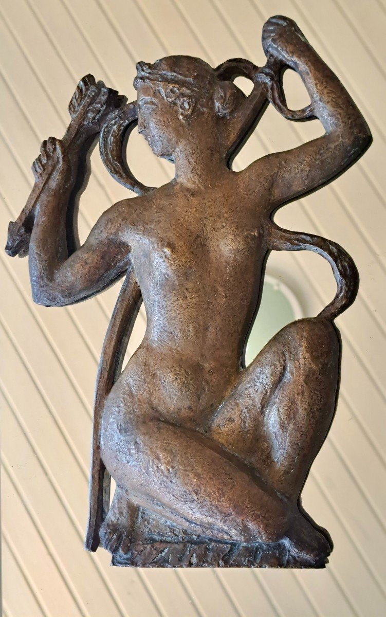 Susse Brothers Founders: Two Bronze Bas-relief Elements From The Art Deco Period -photo-4