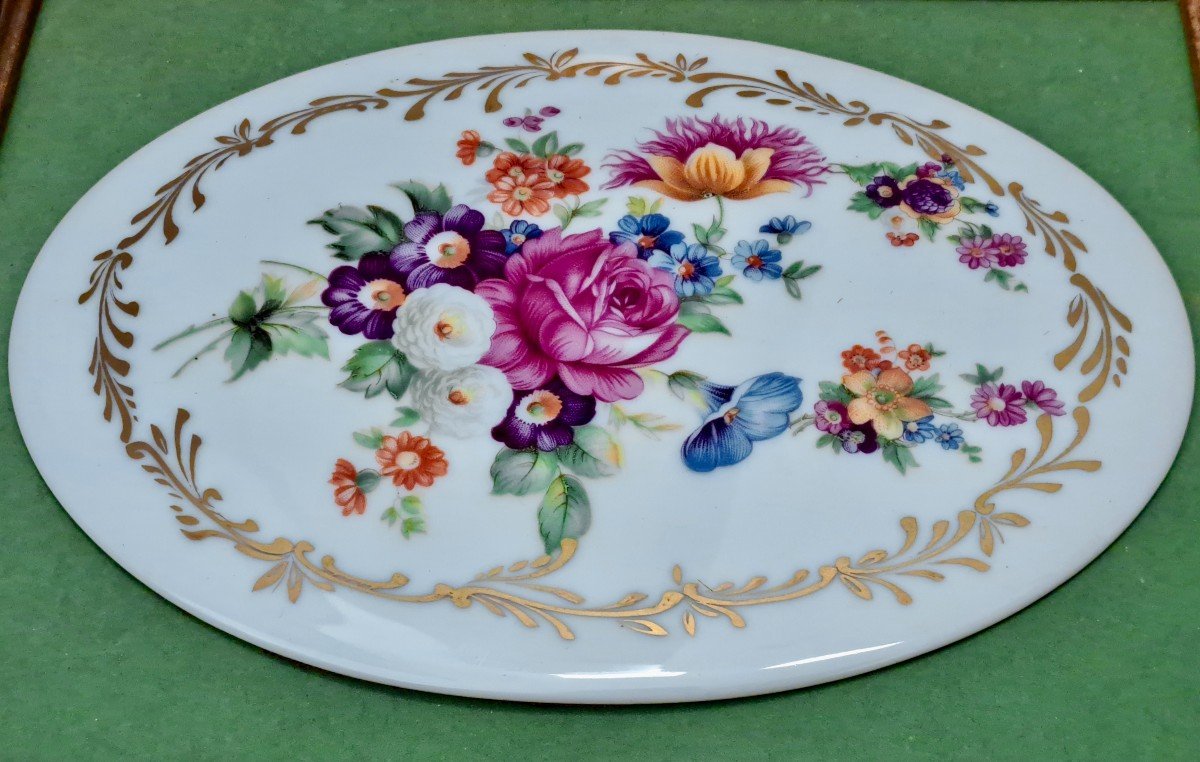 Still Life Pair Of Porcelain Plates Napoleon III Dlg Sèvres -photo-3