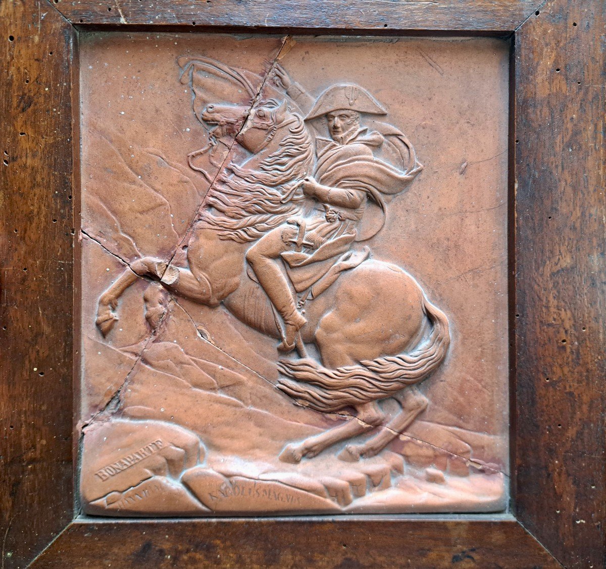 Terracotta Napoleon Bonaparte Crossing The Great Saint-bernard On Horseback-photo-2
