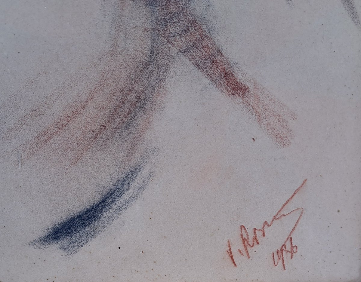 Vladimir Rozmainsky (1885 Tbilisi 1943 Paris) Femme nue de dos -photo-4