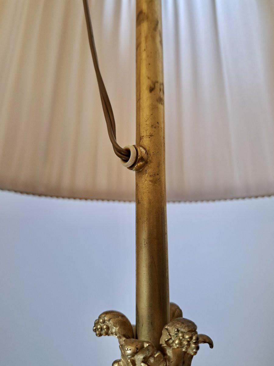 Louis XVI Style Bronze Hot Water Bottle Lamp From The Faubourg Saint Antoine Factory In Paris-photo-6