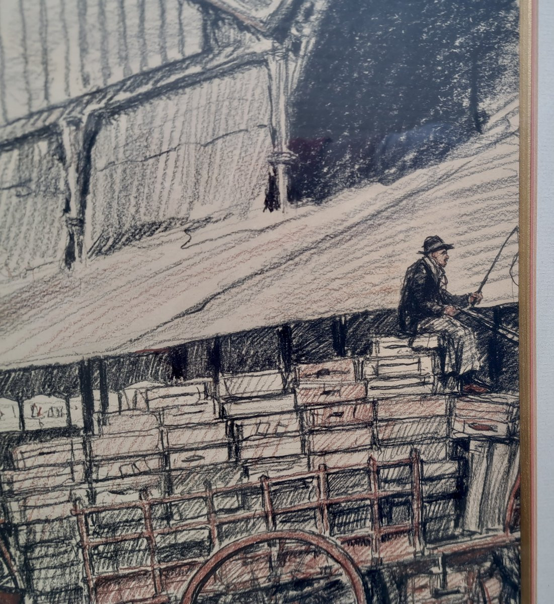 Charles Phillipe (1916-1993) Capuchin Market In Bordeaux-photo-1