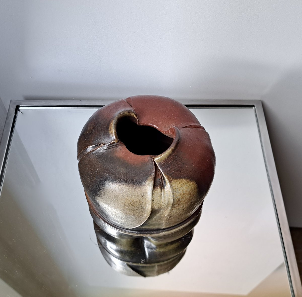 Éric ASTOUL (1954) Vase en grés Atelier de la borne-photo-5