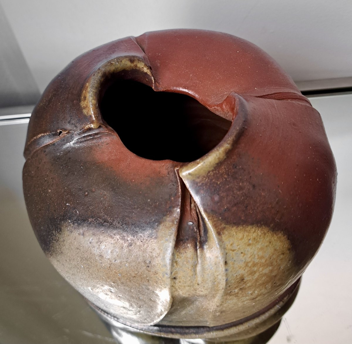 Éric ASTOUL (1954) Vase en grés Atelier de la borne-photo-6