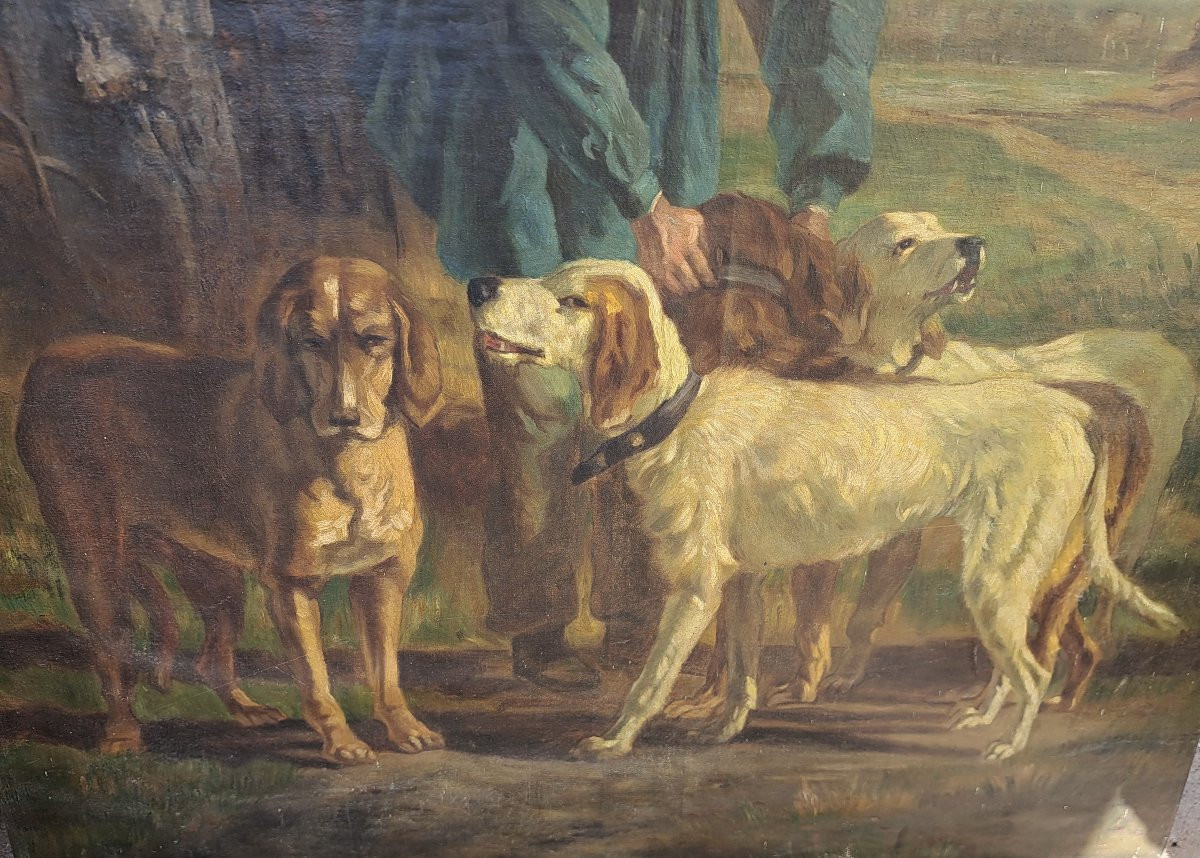 Constant Troyon (1810-1865) d'après Le garde chasse-photo-2