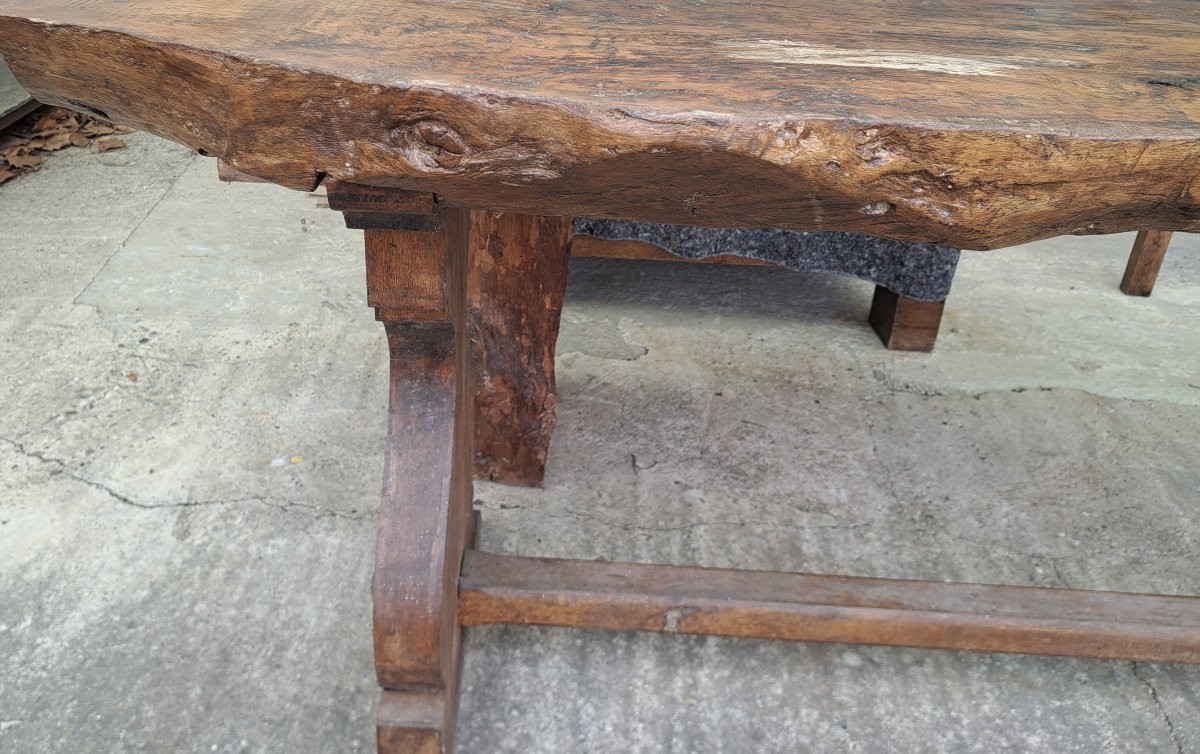 Table ou console en boit naturel dlg brutaliste-photo-1