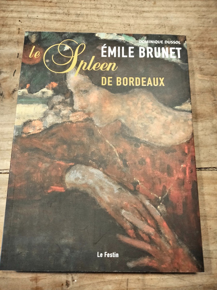 Émile Brunet (1869-1943) école Bordelaise art symbolisme religieux -photo-2