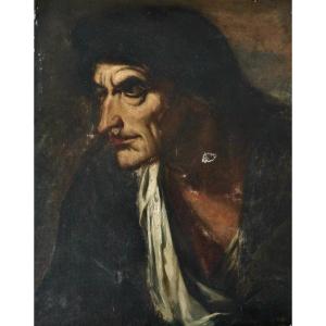 Painting Portrait Of A Bandit French School Late Nineteenth