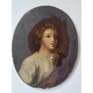 Portrait d'un ange XVIIIe siècle