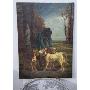 Constant Troyon (1810-1865) d'après Le garde chasse