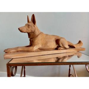 Max Le Verrier Terracotta Wolf 