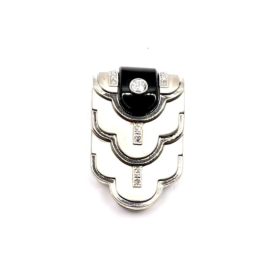 0512. Broche-clip Art Déco-photo-3