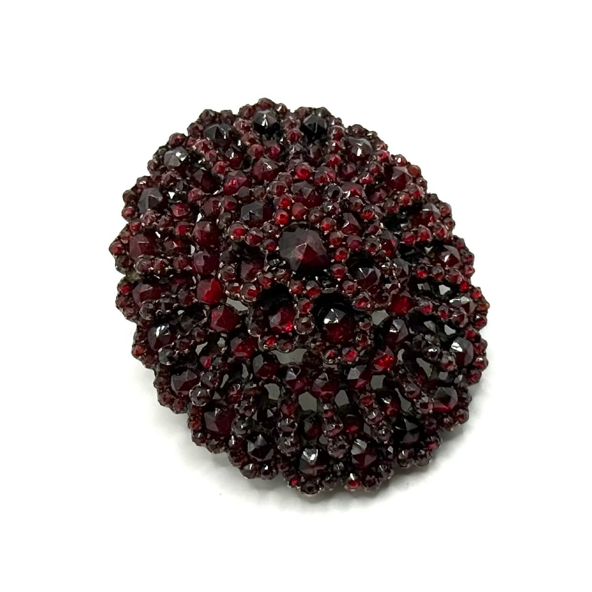 1547. Broche antique ornée de grenats-photo-2