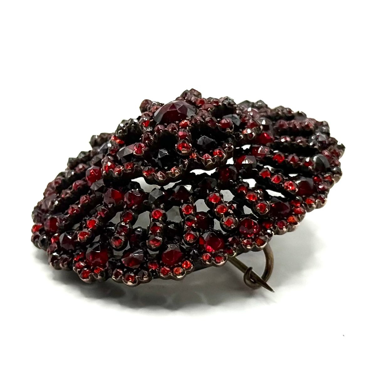 1547. Broche antique ornée de grenats-photo-4