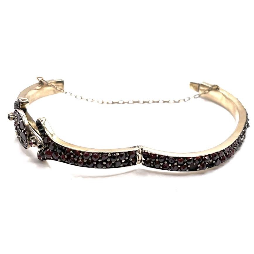 0917. Bracelet Avec Grenats-photo-3