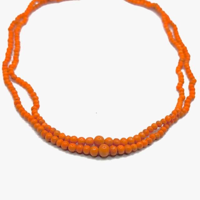 1363. Korlall Necklace With Gold Clasp-photo-1