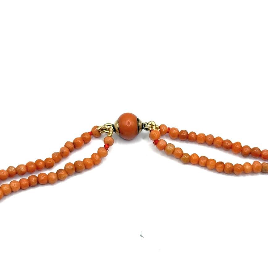 1363. Korlall Necklace With Gold Clasp-photo-3