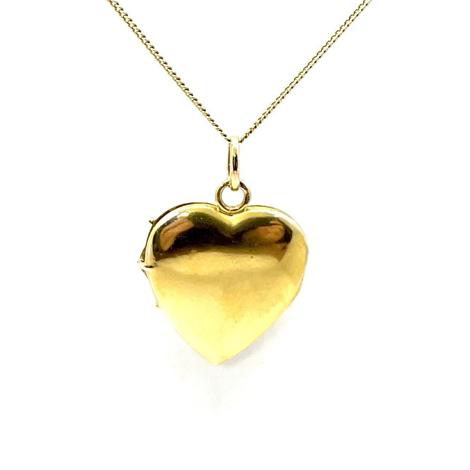 0381. Art Deco Gold Photo Holder Pendant-photo-5