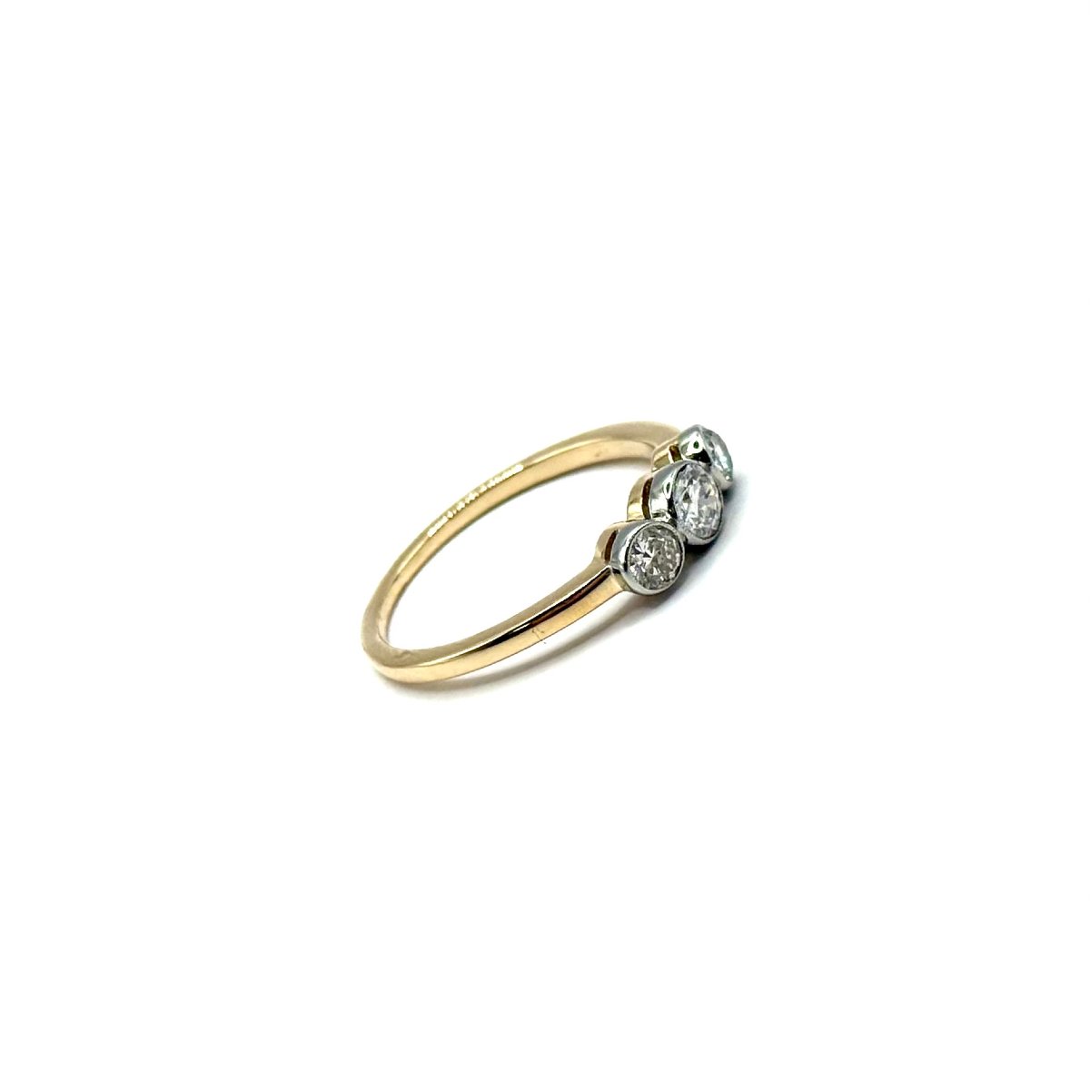 5029. Bague Art déco en or avec diamants-photo-2