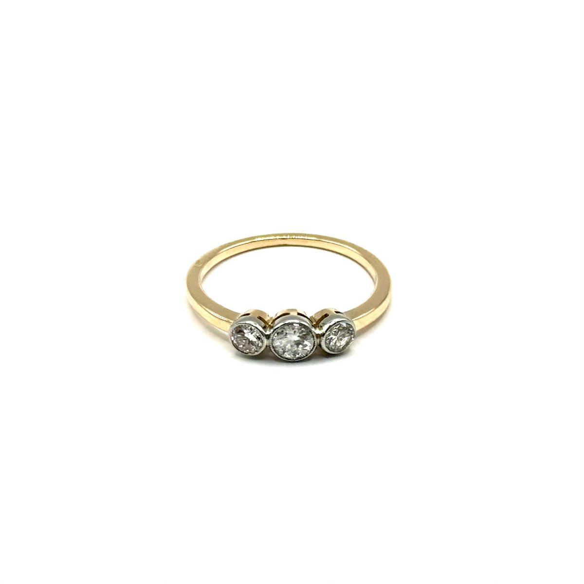 5029. Bague Art déco en or avec diamants-photo-1
