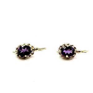 1369. Amethyst-decorated Earrings