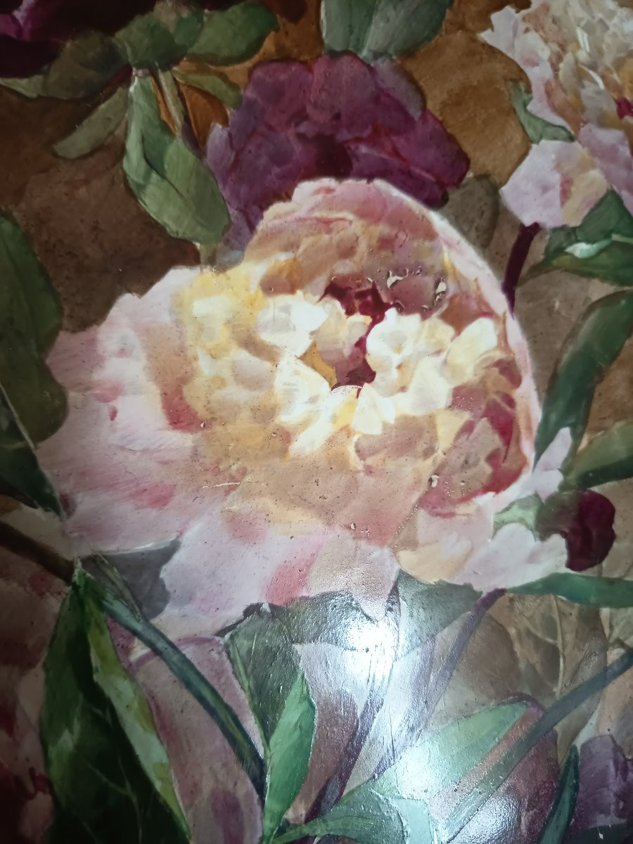 Large And Stunning Dish In Fine Earthenware-photo-2