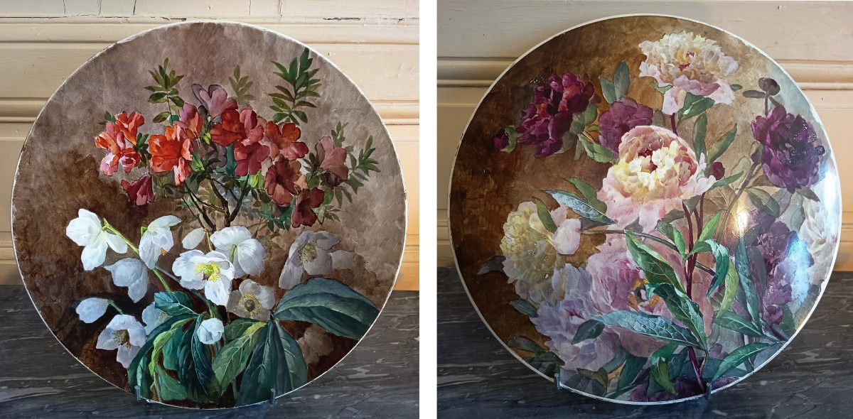 Large And Stunning Dish In Fine Earthenware