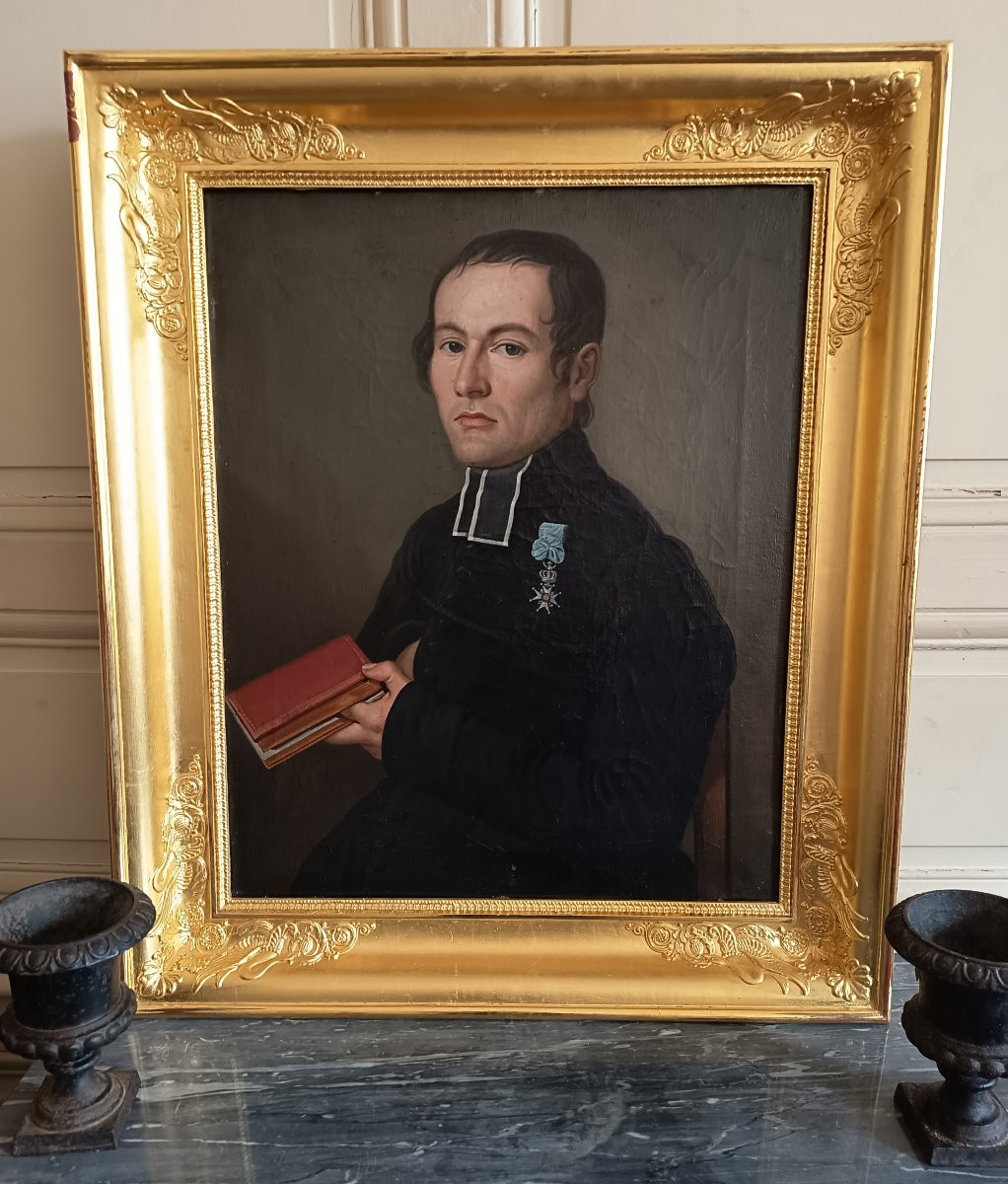 Portrait Of Monsieur l'Abbé Plaisiat 1824-photo-2