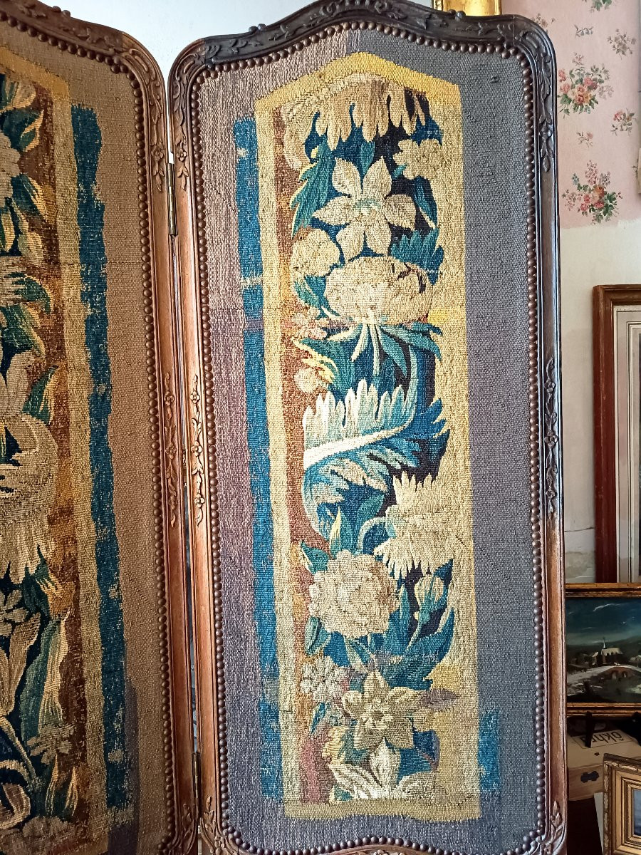 Paravent estampillé aux Aubusson -photo-3