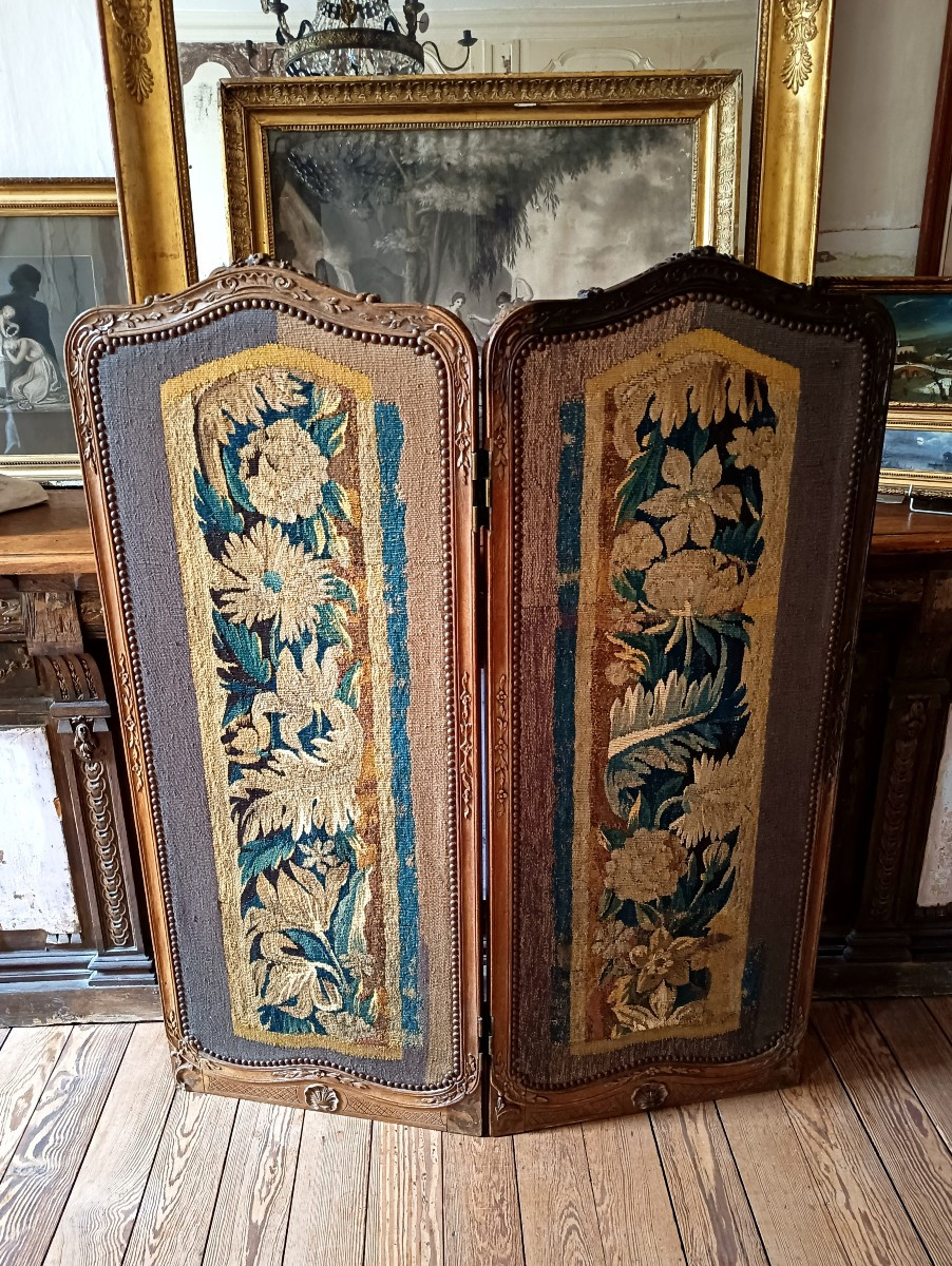 Paravent estampillé aux Aubusson 