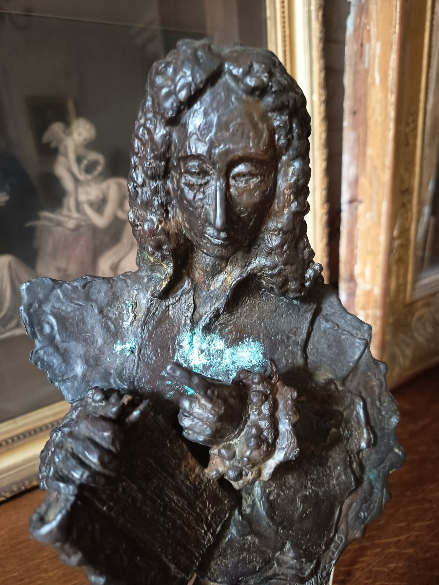 Buste en bronze de Pierre Fauchard -photo-1