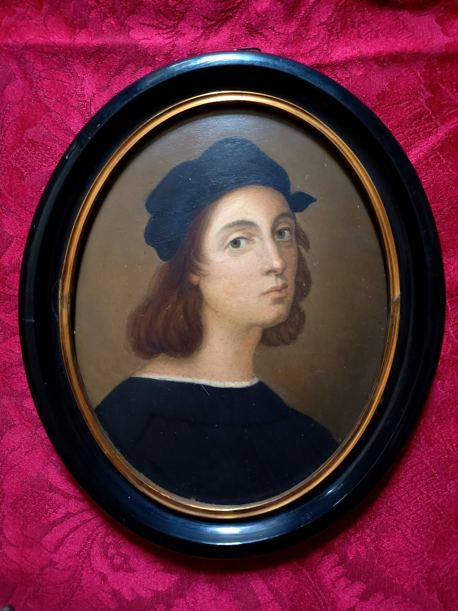 Three Portraits ,souvenir Of The Grand Tour-photo-2
