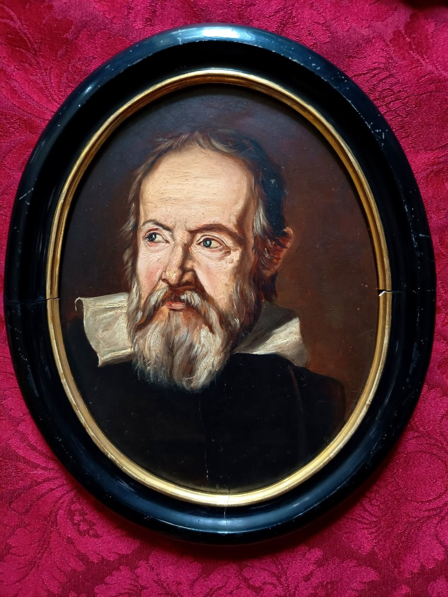 Three Portraits ,souvenir Of The Grand Tour-photo-4