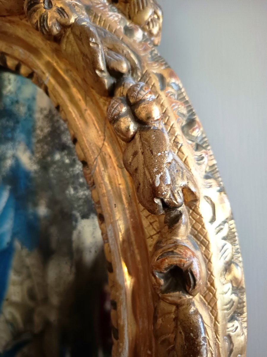 Regency Period Oval Alcove Mirror-photo-3