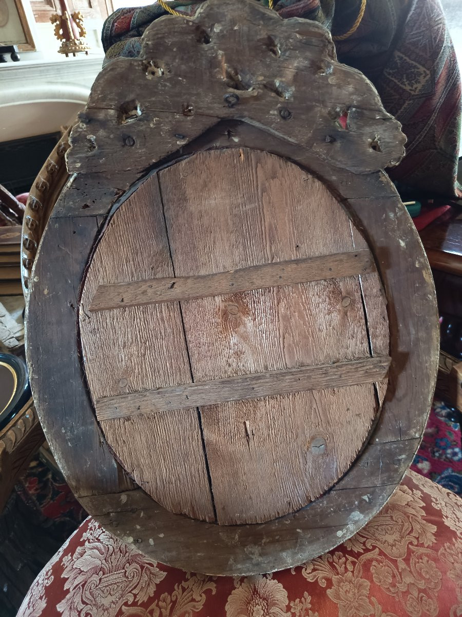 Regency Period Oval Alcove Mirror-photo-6
