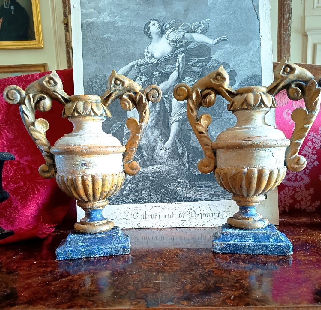 Pair Of Palm Holders Late 18th Century Italy