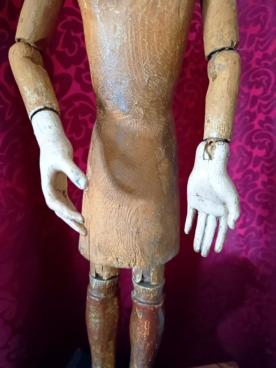 Articulated Procession Figure Or "capipote," 17th-century France.-photo-4