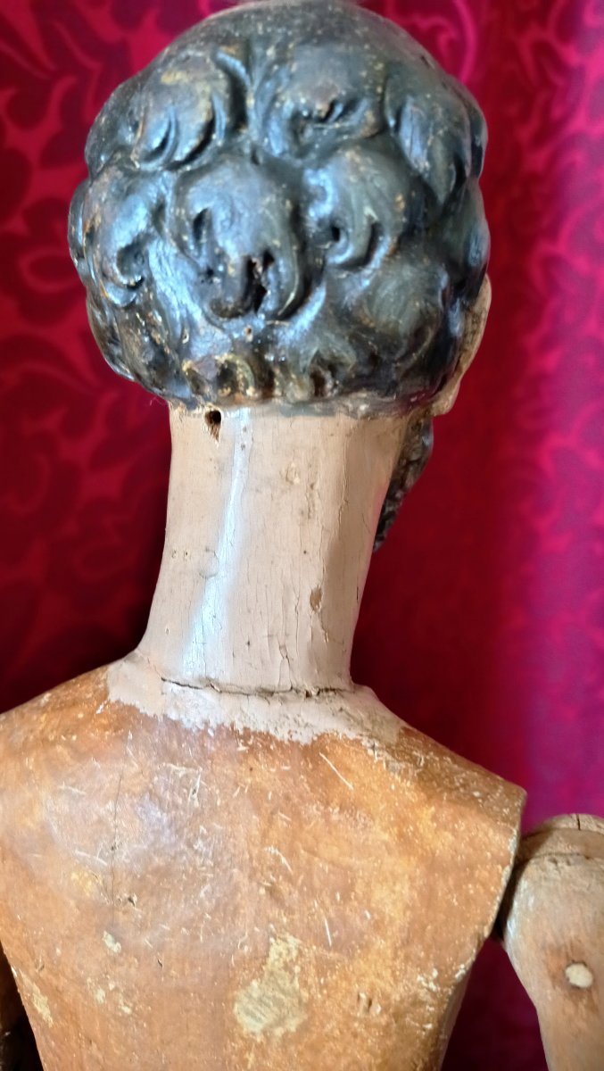 Articulated Procession Figure Or "capipote," 17th-century France.-photo-8