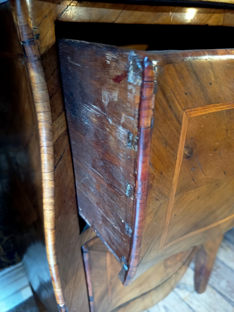 Small Sideboard With Marquetry, Italy, Regency Period-photo-2