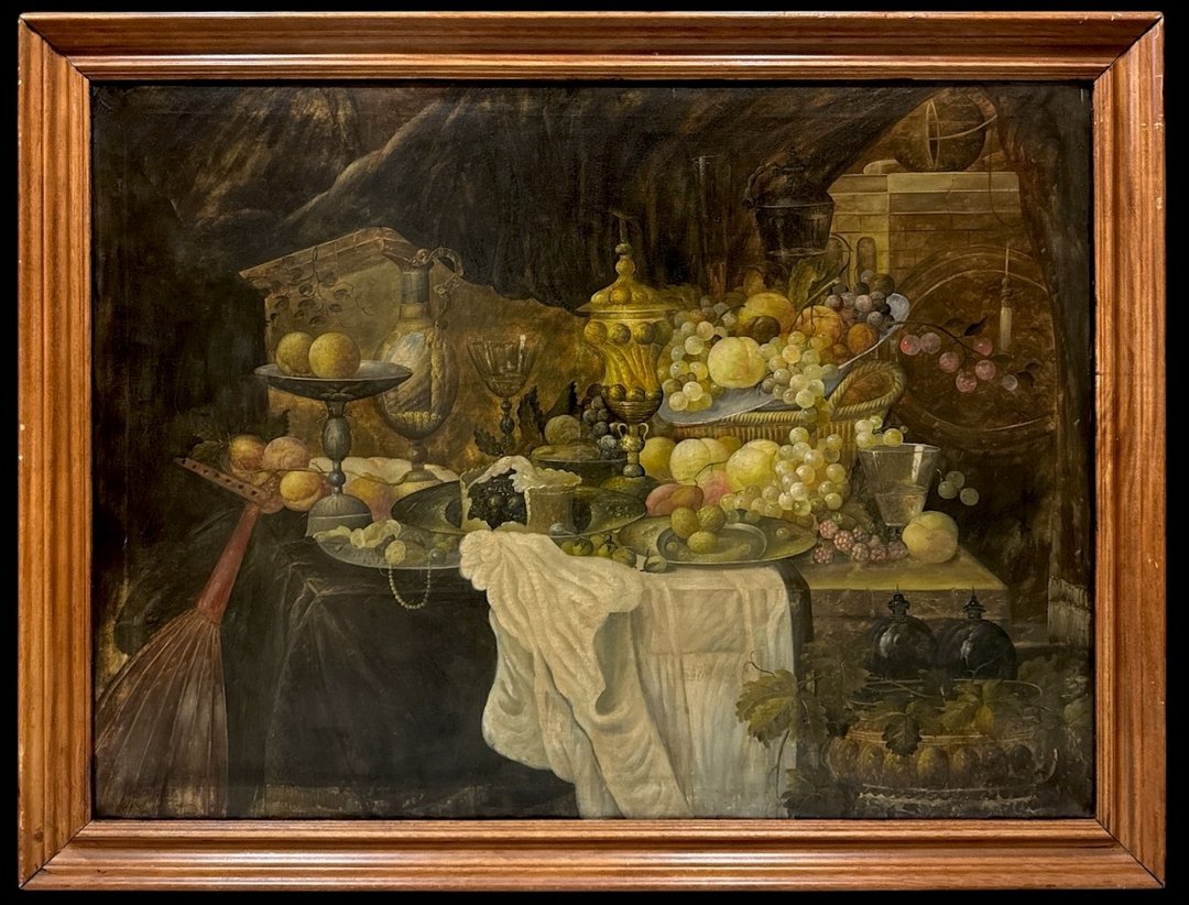 Nature morte aux fruits et à la riche vaisselle, d’après Jan Davidsz. de Heem (1606-1684)-photo-4