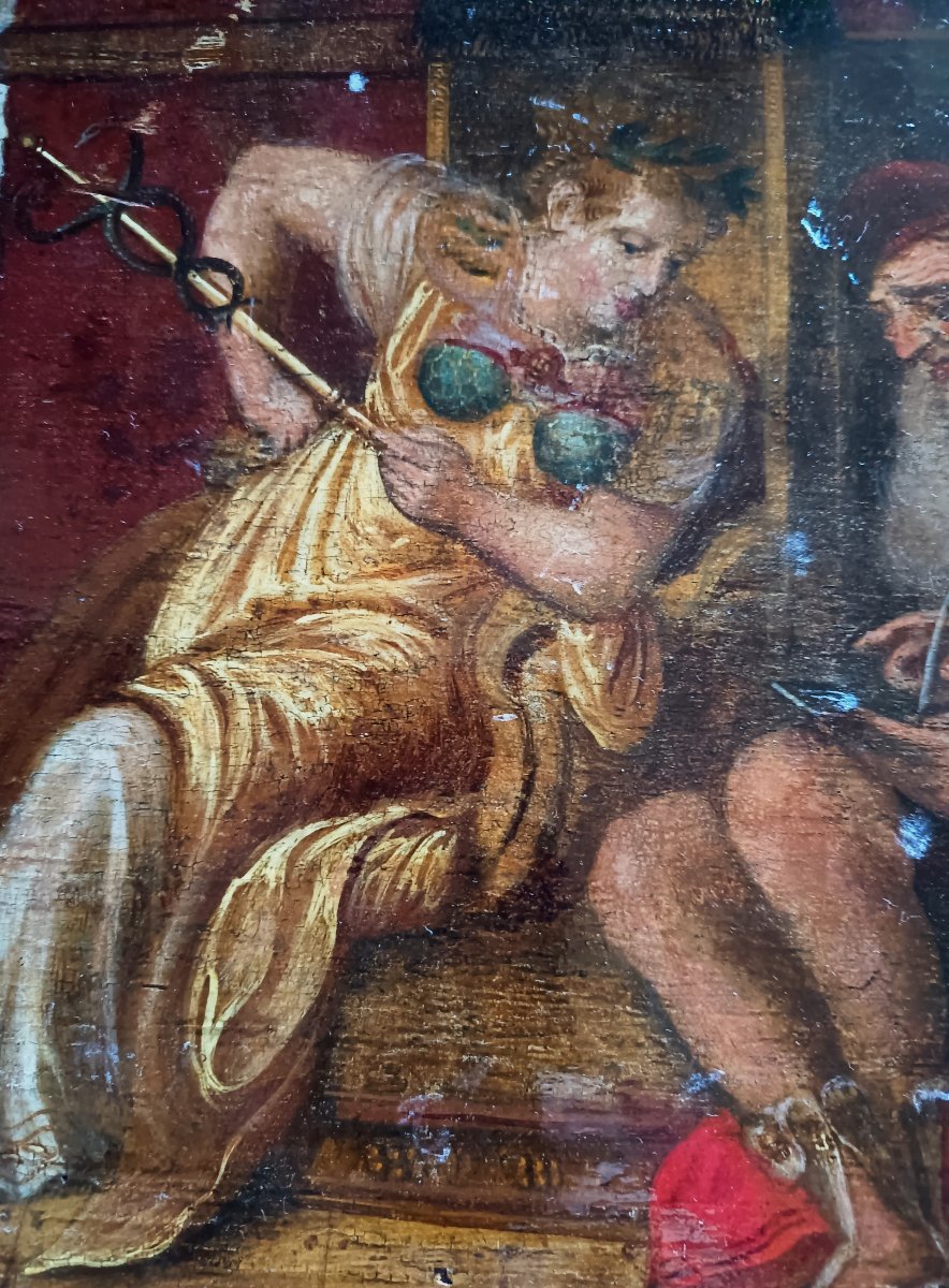 Allégorie de la Rhétorique — entourage de Maarten de Vos et Frans Floris, fin XVIème-photo-3