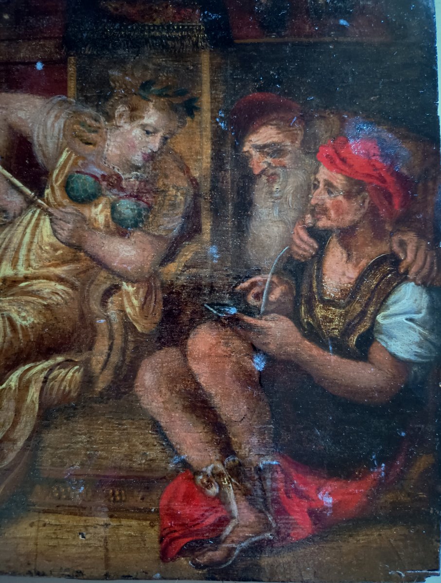 Allégorie de la Rhétorique — entourage de Maarten de Vos et Frans Floris, fin XVIème-photo-4